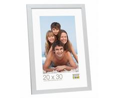 Deknudt Frames S44CD1 Basic Cadre Photo Bois/MDF Argenté 18 x 24 cm
