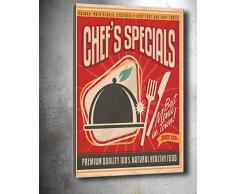 Bonamaison Peinture sur toile, multicolore, 70 x 100 cm - ConÃ§u et fabriquÃ© en Turquie