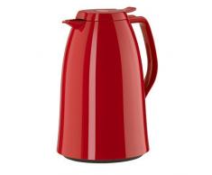 Emsa Pichet Isotherme, 1 Litre, Fermeture Quick Press, 100% Hermétique, Rouge Brillant, Mambo, 517007