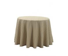 Martina Home Ribera Nappe pour Table Camilla Redonda de 100 Ecru