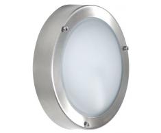 Ãclairage extérieur Smartwares Shannon 5000.321 â Applique murale/suspension â Acier inoxydable et verre â Raccord E14