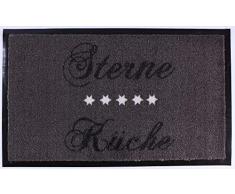 La Finesse Paillasson Nylon/PVC Noir/Gris, One