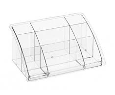 Rotho Boîte de Bureau Haute Timeless, Plastique, Transparent, 45 x 35 x 25 cm