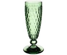 Villeroy & Boch Boston Coloré Verre à champagne, Cristal, Vert, 145 ml