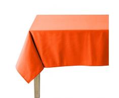 Coucke Nappe Rectangle Uni Mandarine Coton 160 x 240 cm