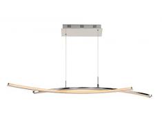Lucide DUAL LED - Suspension - LED Dim. - 2x20W 2700K - Chrome