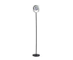 Brilliant AG 04358/06 Lampadaire, MÃ©tal, E14, 28 W, Noir