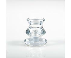Pajoma Micha 13693 Snake Bougie Support Conique, en Verre, Hauteurâ¯: 5,5 cm