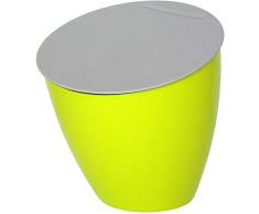 Rosti Mepal Calypso Poubelle de Table, Gris/Citron vert , 175 x 175 x 184 cm