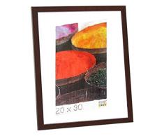 Deknudt Frames S41JH4 Cadre Photo Bois Fin Brun Foncé 20 x 30 cm