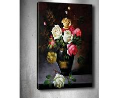 Bonamaison Peinture sur toile, multicolore, 30 x 40 cm - ConÃ§u et fabriquÃ© en Turquie