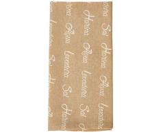 MI CASA Ma Maison Chiffon de Cuisine 50 x 70 Beige Lettres