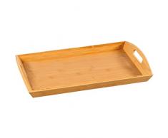 KESPER 77506 Plateau de Service 48x31x5,5cm en Bambou, Marron Clair, 48 x 31 x 5,5 cm