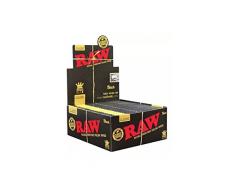 RAW 18236 Black King Size Slim Classic Cahier de 32 feuilles de papier ultra fin