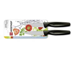 Wüsthof TR9343 Colors Lot de 2 Couteaux dOffice avec Manche Noir 8 cm
