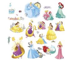 RoomMates Disney Princesses Sticker Mural damitié, Multicolore