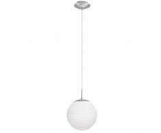 Eglo 90007 Suspension, MÃ©tal, E27, Blanc