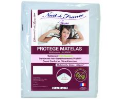 Nuit De France 329400 180/200 ProtÃ¨ge Matelas Coton Blanc 200 x 180 x 1 cm