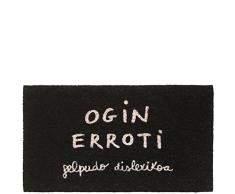 laroom 13240Â âÂ Paillasson Ogin erroti (Paillasson dislexikoa), Couleur Noir