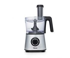 Tristar Robot de Cuisine Multifonction MX-4822, Bol Hachoir 1,5L, Lame pour Couper Finement et râper, Argenté