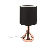 THE HOME DECO FACTORY HD3334 Lampe Métal Noir/Cuivre