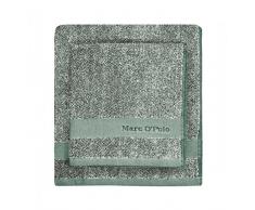 Marc OPolo Melange Drap de Douche Bain, Eponge Coton tissÃ© Teint (550 GR/mÂ²), Pine Green/Off White, 70 cm x 140 cm