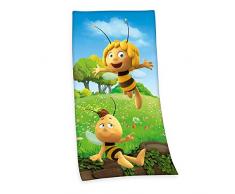 Herding Serviette de Bain Maya lAbeille, 150 x 75 cm, Coton, Multicolore