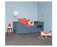 TATOUTEX 3613244135130 Sticker Mural, Gris Clair, L 56cm x H 40cm