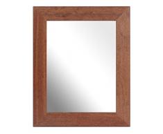 Inov8â8 x 6 cm-Pose Traditionnel de Fabrication Britannique en Bois véritable avec Miroir Chêne foncé