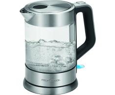 PROFI COOK PC-WKS 1107 G - Bouilloire en acier inoxydable et en Verre - 2200 Watts - Capacité 1,5 litres - Base rotative 360 ° - Couleur Argent