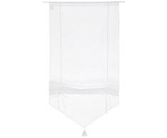 Linder 0171 /10/338 Store Pointe Relevable Aspect Lin Blanc Passe Tringle 58 x 165 cm