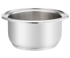 Lagostina - 12143031022 - Maestria Casserole 22 cm/3,1 L Inox Tous Feux Dont Induction (Vendue sans poignÃ©e)