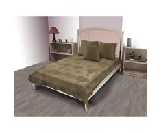 Soleil dOcre 372004 Tie and Dye JetÃ© de Lit Coton Ecru 220 x 180 cm