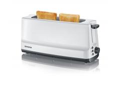 Severin 2232 Start Grille Tous Pains 2 Tranches 800 W Blanc/Gris 39,2 x 13 x 18 cm