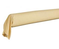 Blanc des Vosges Taie de traversin, Coton, Safran, 190 cm