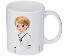 Mopec G754.1 Tasse en cÃ©ramique pour communion maritime, main dans poche, porcelaine