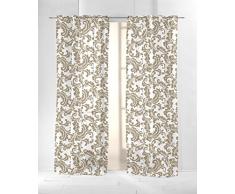 Martina Home Munich Rideau avec Oeillets, Tissu, 29Â x 2Â x 38Â cm 29x2x38 cm Marron