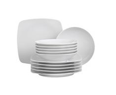 Creatable 12851 Service de Table, Porcelaine, Blanc, 28 x 28 x 30 cm
