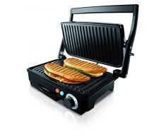 Taurus, Grill viande sandwitch GRILL & CO LEGEND, 968407, 1500W, plaques antiadhésives, ouverture à 180°