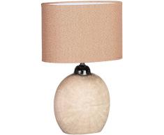 WOFI 845601236000 Lampe de table, CÃ©ramique, E14, 40 W, Marron, 24 x 17 x 37 cm