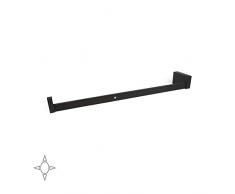 Emuca - Ãclairage pour Armoire ou vestiaire, Barre de penderie avec LED réchargeable et détecteur de Mouvement, Plusieurs mesures et Couleurs (558-708mm, Moka)