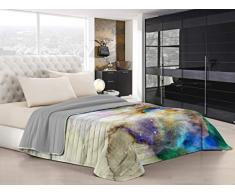 Italian Bed Linen Couette dâÃ©tÃ© âKi-Osaâ avec impression digitale, 100% microfibre, fabriquÃ© en Italie,KIO622, 2 Places