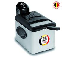 FRIFRI FRANCE F4528DUO Pro Design Friteuse, 2800 W, 4.5 liters, Gris