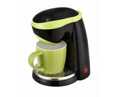 Team Kalorik CafetiÃ¨re Ã Filtre pour une Tasse, 1 Tasse en CÃ©ramique Incluse (250 ml), 400 W, Noir/Vert, TKG CM 1015 BG