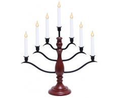 Star 636-45 Bianca Chandelier à DEL 12,6 W E10 Rouge 54,5 x 43 x 14 cm