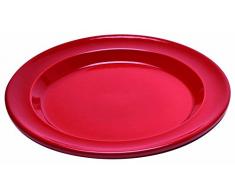 Emile Henry Eh348878 Assiette Plate CÃ©ramique Rouge Grand Cru 28 X 28 X 2,5 cm