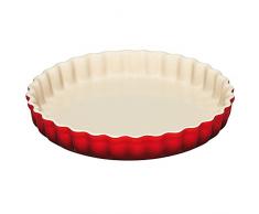 Le Creuset, Moule à Tarte, à 24 cm, Céramique, Cerise