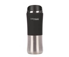 Thermos - Tasse isolante - Acier inoxydable - 300 ml - Noir/Argent