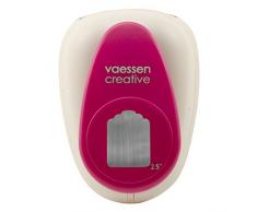 Vaessen Creative Perforatrice de Papier, Taille XXL, Ãtiquette Festonnée, Pour Projets DIY, Scrapbooking, Création de Cartes et Plus