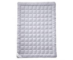 Billerbeck Couette en Fibres S20 – Nombreuses Tailles et Variantes, Coton, weiß, 135x200 cm